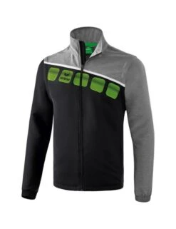 Erima 5-C Jacke Mit Abnehmbaren Ärmeln 10 Erima 5-C Jacke Mit Abnehmbaren Ärmeln -Hummel Verkäufe Erima 5 C Jacke mit abnehmbaren Aermeln Farbe schwarz grau melange weiss