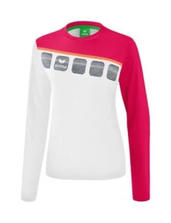 Erima 5-C Longsleeve 19 Erima 5-C Longsleeve -Hummel Verkäufe Erima 5 C Longsleeve Farbe weiss love rose peach