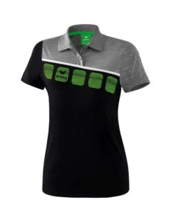 Erima 5-C Poloshirt 23 Erima 5-C Poloshirt -Hummel Verkäufe Erima 5 C Poloshirt Farbe schwarz grau melange weiss