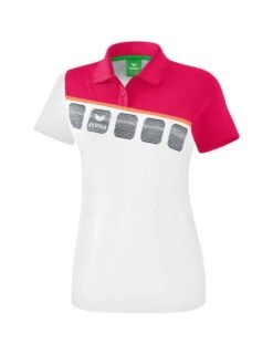 Erima 5-C Poloshirt 25 Erima 5-C Poloshirt -Hummel Verkäufe Erima 5 C Poloshirt Farbe weiss love rose peach