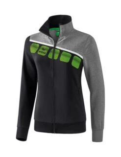 Erima 5-C Präsentationsjacke 18 Erima 5-C Präsentationsjacke -Hummel Verkäufe Erima 5 C Praesentationsjacke Farbe schwarz grau melange weiss