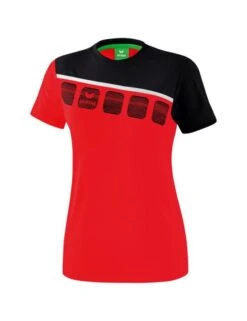 Erima 5-C T-Shirt 18 Erima 5-C T-Shirt -Hummel Verkäufe Erima 5 C T Shirt Farbe rot schwarz weiss