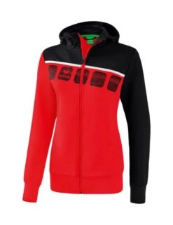 Erima 5-C Trainingsjacke Mit Kapuze 16 Erima 5-C Trainingsjacke Mit Kapuze -Hummel Verkäufe Erima 5 C Trainingsjacke mit Kapuze Farbe rot schwarz weiss