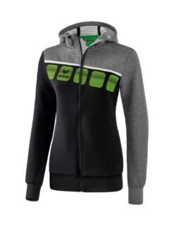 Erima 5-C Trainingsjacke Mit Kapuze 17 Erima 5-C Trainingsjacke Mit Kapuze -Hummel Verkäufe Erima 5 C Trainingsjacke mit Kapuze Farbe schwarz grau melange weiss
