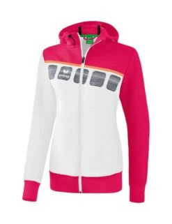 Erima 5-C Trainingsjacke Mit Kapuze 19 Erima 5-C Trainingsjacke Mit Kapuze -Hummel Verkäufe Erima 5 C Trainingsjacke mit Kapuze Farbe weiss love rose peach