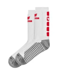 Erima CLASSIC 5-C Socken -Hummel Verkäufe Erima CLASSIC 5 C Socken Farbe weiss rot