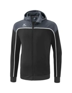 Hummel Verkäufe 29 Hummel Verkäufe -Hummel Verkäufe Erima Change by erima Trainingsjacke mit Kapuze Farbe black grey slate grey weiss