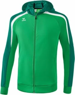 Erima Liga 2.0 Trainingsjacke Mit Kapuze -Hummel Verkäufe Erima Liga 20 Trainingsjacke mit Kapuze Farbe smaragd evergreen weiss