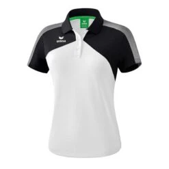 Erima Premium One 2.0 Poloshirt -Hummel Verkäufe Erima Premium One 20 Poloshirt Farbe weiss schwarz weiss