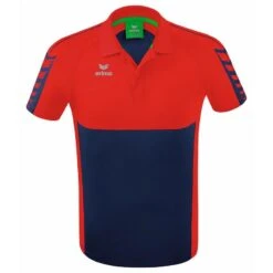 Erima Six Wings Poloshirt 1112201 -Hummel Verkäufe Erima Six Wings Poloshirt 1112201 Farbe new navy rot