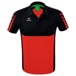 Erima Six Wings Poloshirt 1112201 -Hummel Verkäufe Erima Six Wings Poloshirt 1112201 Farbe rot schwarz