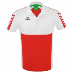 Erima Six Wings Poloshirt 1112201 -Hummel Verkäufe Erima Six Wings Poloshirt 1112201 Farbe rot weiss