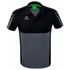 Erima Six Wings Poloshirt 1112201 -Hummel Verkäufe Erima Six Wings Poloshirt 1112201 Farbe slate grey schwarz