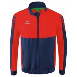 Erima Six Wings Präsentationsjacke 1012201 17 Erima Six Wings Präsentationsjacke 1012201 -Hummel Verkäufe Erima Six Wings Praesentationsjacke 1012201 Farbe new navy rot
