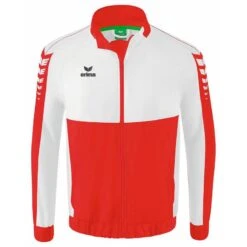 Erima Six Wings Präsentationsjacke 1012201 22 Erima Six Wings Präsentationsjacke 1012201 -Hummel Verkäufe Erima Six Wings Praesentationsjacke 1012201 Farbe rot weiss