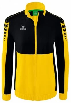 Erima Six Wings Präsentationsjacke Damen -Hummel Verkäufe Erima Six Wings Praesentationsjacke Damen Farbe gelb schwarz