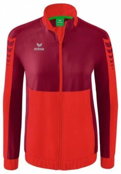 Erima Six Wings Präsentationsjacke Damen -Hummel Verkäufe Erima Six Wings Praesentationsjacke Damen Farbe rot bordeaux