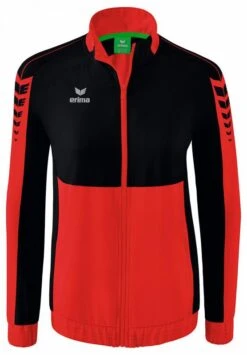 Erima Six Wings Präsentationsjacke Damen -Hummel Verkäufe Erima Six Wings Praesentationsjacke Damen Farbe rot schwarz