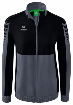 Erima Six Wings Präsentationsjacke Damen -Hummel Verkäufe Erima Six Wings Praesentationsjacke Damen Farbe slate grey schwarz