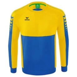 Erima Six Wings Sweatshirt 1072201 -Hummel Verkäufe Erima Six Wings Sweatshirt 1072201 Farbe new royal gelb