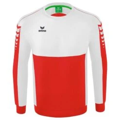Erima Six Wings Sweatshirt 1072201 -Hummel Verkäufe Erima Six Wings Sweatshirt 1072201 Farbe rot weiss