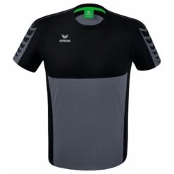 Erima Six Wings T-Shirt 1082205 -Hummel Verkäufe Erima Six Wings T Shirt 1082205 Farbe slate grey schwarz