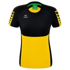 Erima Six Wings T-Shirt Damen -Hummel Verkäufe Erima Six Wings T Shirt Damen Farbe gelb schwarz