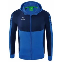 Erima Six Wings Trainingsjacke Mit Kapuze 1032205 -Hummel Verkäufe Erima Six Wings Trainingsjacke mit Kapuze 1032205 Farbe new royal new navy