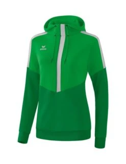 Erima Squad Kapuzensweat -Hummel Verkäufe Erima Squad Kapuzensweat Farbe fern green smaragd silver grey