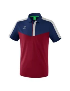 Erima Squad Poloshirt -Hummel Verkäufe Erima Squad Poloshirt Farbe new navy bordeaux silver grey