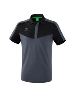 Erima Squad Poloshirt -Hummel Verkäufe Erima Squad Poloshirt Farbe schwarz slate grey