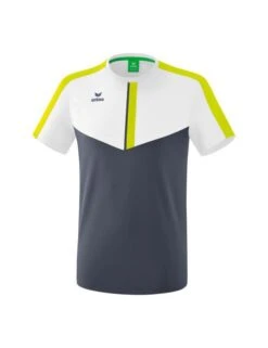 Erima Squad T-Shirt -Hummel Verkäufe Erima Squad T Shirt Farbe weiss slate grey bio lime