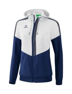 Erima Squad Tracktop Jacke Mit Kapuze -Hummel Verkäufe Erima Squad Tracktop Jacke mit Kapuze Farbe weiss new navy slate grey