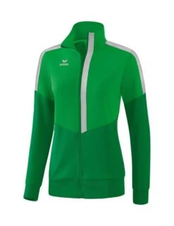 Erima Squad Worker Jacke Polyesterjacke -Hummel Verkäufe Erima Squad Worker Jacke Farbe fern green smaragd silver grey