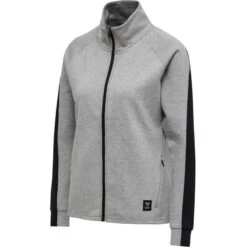 HUMMEL HmlESSI ZIP JACKET 208410 4 HUMMEL HmlESSI ZIP JACKET 208410 -Hummel Verkäufe HUMMEL hmlESSI ZIP JACKET 208410 Farbe GREY MELANGE
