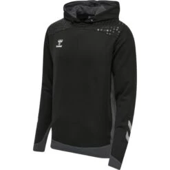 HUMMEL HmlLEAD POLY HOODIE 207409 -Hummel Verkäufe HUMMEL hmlLEAD POLY HOODIE 207409 Farbe BLACK