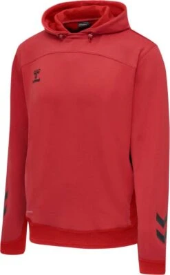 HUMMEL HmlLEAD POLY HOODIE KIDS 207410 -Hummel Verkäufe HUMMEL hmlLEAD POLY HOODIE KIDS 207410 Farbe TRUE RED