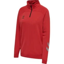 HUMMEL HmlLEAD WOMAN HALF ZIP TOP 207424 10 HUMMEL HmlLEAD WOMAN HALF ZIP TOP 207424 -Hummel Verkäufe HUMMEL hmlLEAD WOMAN HALF ZIP TOP 207424 Farbe TRUE RED