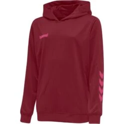 HUMMEL HmlPROMO KIDS POLY HOODIE 208318 -Hummel Verkäufe HUMMEL hmlPROMO KIDS POLY HOODIE 208318 Farbe BIKING RED RASPBERRY SORBET