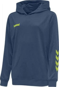 HUMMEL HmlPROMO POLY HOODIE 208317 12 HUMMEL HmlPROMO POLY HOODIE 208317 -Hummel Verkäufe HUMMEL hmlPROMO POLY HOODIE 208317 Farbe DARK DENIM LIME PUNCH