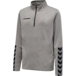 Hummel AUTHENTIC HALF ZIP SWEATSHIRT Kinder -Hummel Verkäufe Hummel AUTHENTIC HALF ZIP SWEATSHIRT Kinder Farbe GREY MELANGE