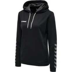 Hummel AUTHENTIC POLY HOODIE Damen -Hummel Verkäufe Hummel AUTHENTIC POLY HOODIE Damen Farbe BLACK WHITE
