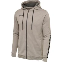 Hummel AUTHENTIC POLY ZIP HOODIE Kinder -Hummel Verkäufe Hummel AUTHENTIC POLY ZIP HOODIE Kinder Farbe GREY MELANGE