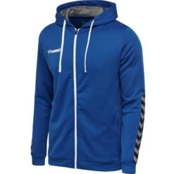 Hummel AUTHENTIC POLY ZIP HOODIE -Hummel Verkäufe Hummel AUTHENTIC POLY ZIP HOODIE Farbe TRUE BLUE