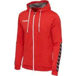Hummel AUTHENTIC POLY ZIP HOODIE -Hummel Verkäufe Hummel AUTHENTIC POLY ZIP HOODIE Farbe TRUE RED