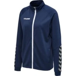 Hummel AUTHENTIC POLY ZIP JACKE Damen Sweatshirtjacke -Hummel Verkäufe Hummel AUTHENTIC POLY ZIP JACKE Damen Sweatshirtjacke Farbe MARINE