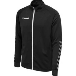 Hummel AUTHENTIC POLY ZIP JACKE Sweatshirtjacke -Hummel Verkäufe Hummel AUTHENTIC POLY ZIP JACKE Sweatshirtjacke Farbe BLACK WHITE