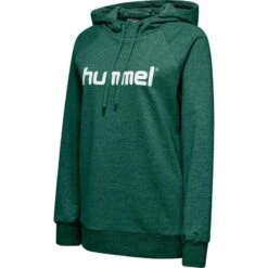 Hummel HMLGO COTTON LOGO HOODIE WOMAN 203517 17 Hummel HMLGO COTTON LOGO HOODIE WOMAN 203517 -Hummel Verkäufe Hummel HMLGO COTTON LOGO HOODIE WOMAN 203517 Farbe EVERGREEN