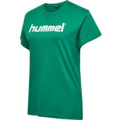 Hummel HMLGO COTTON LOGO T-SHIRT WOMAN S/S 203518 -Hummel Verkäufe Hummel HMLGO COTTON LOGO T SHIRT WOMAN S S 203518 Farbe EVERGREEN