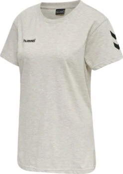 Hummel HMLGO COTTON T-SHIRT WOMAN S/S 203440 -Hummel Verkäufe Hummel HMLGO COTTON T SHIRT WOMAN S S 203440 Farbe EGRET MELANGE